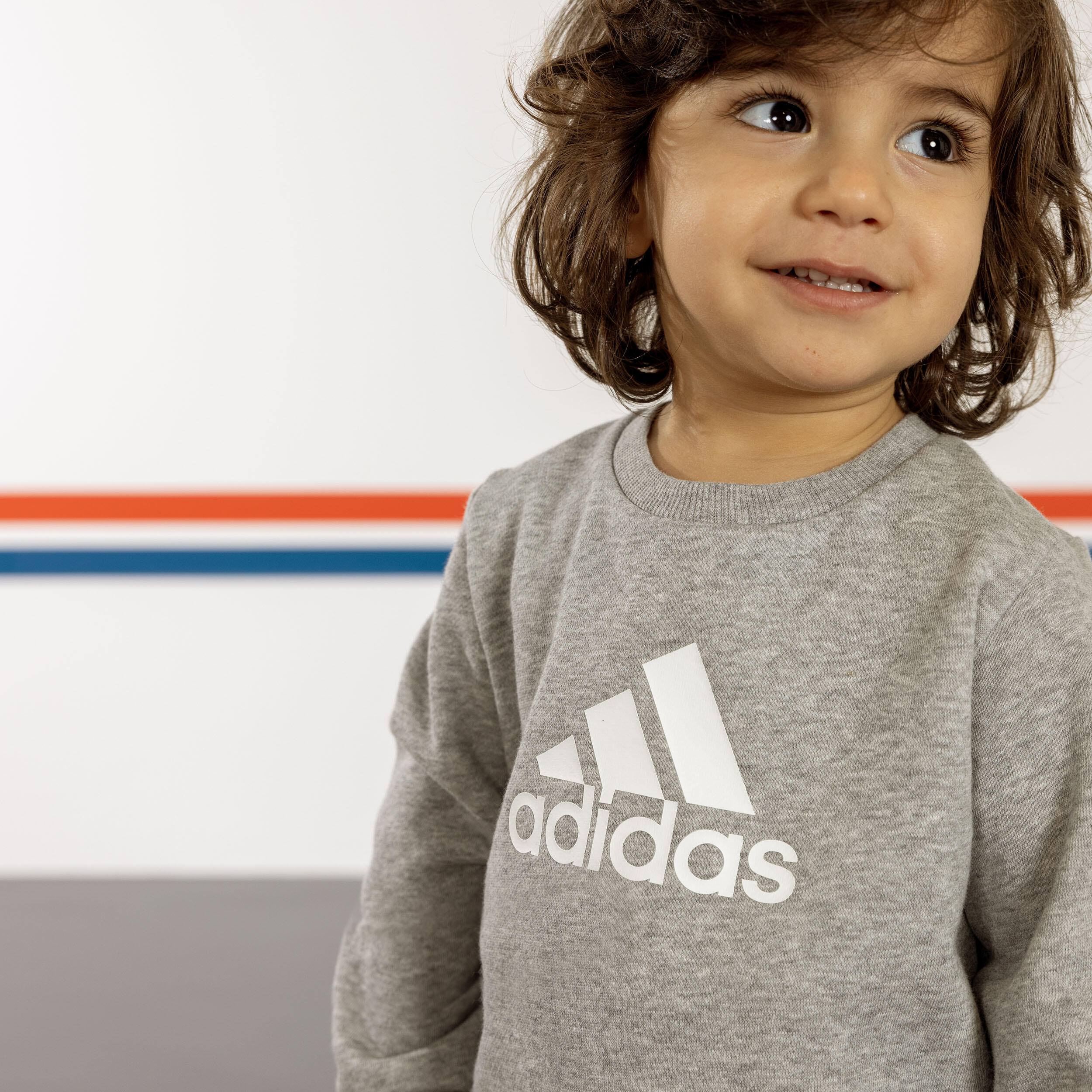 ADIDAS TUTA BEBE GRIS NOIR