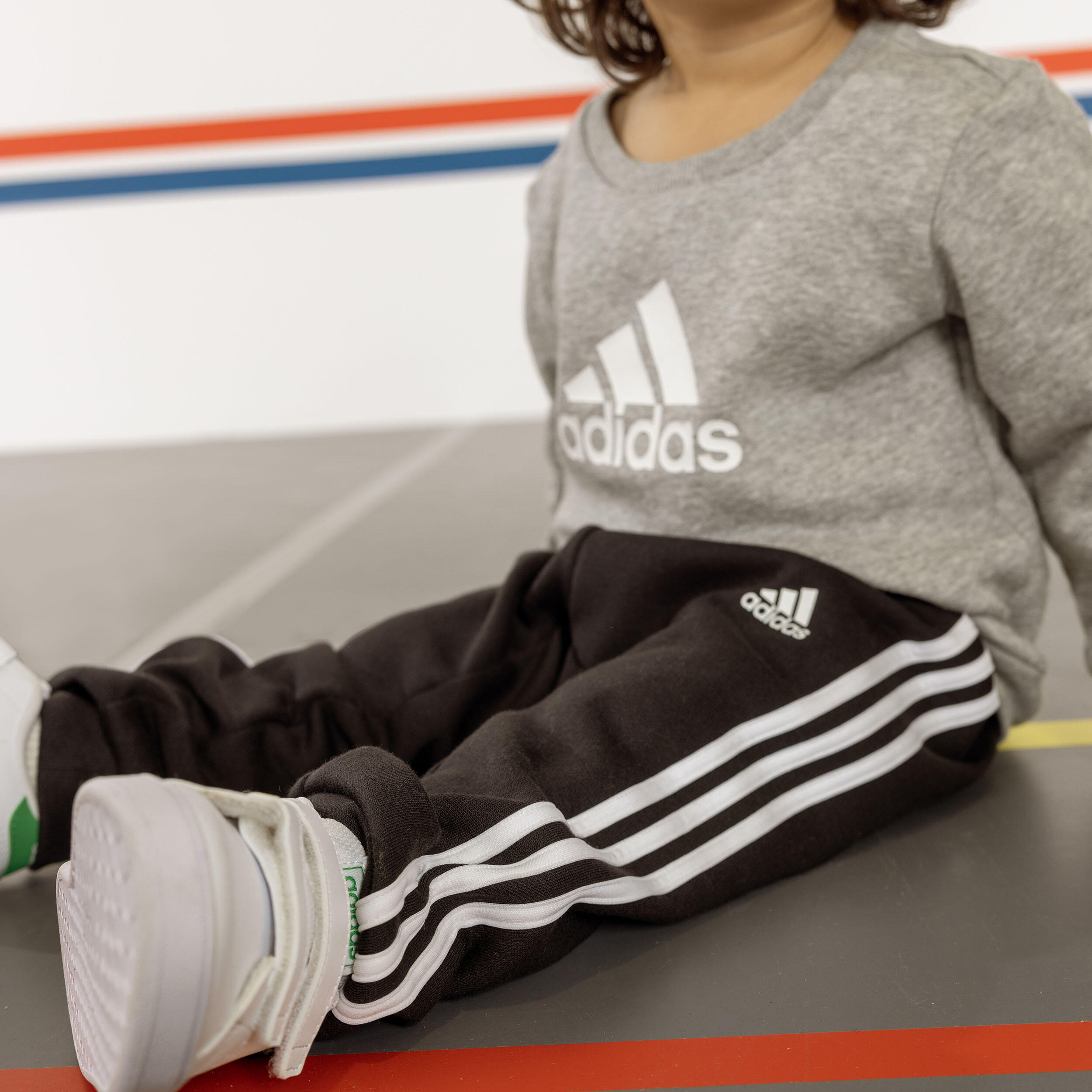 Baby Tracksuit - Grey/Black 9/10