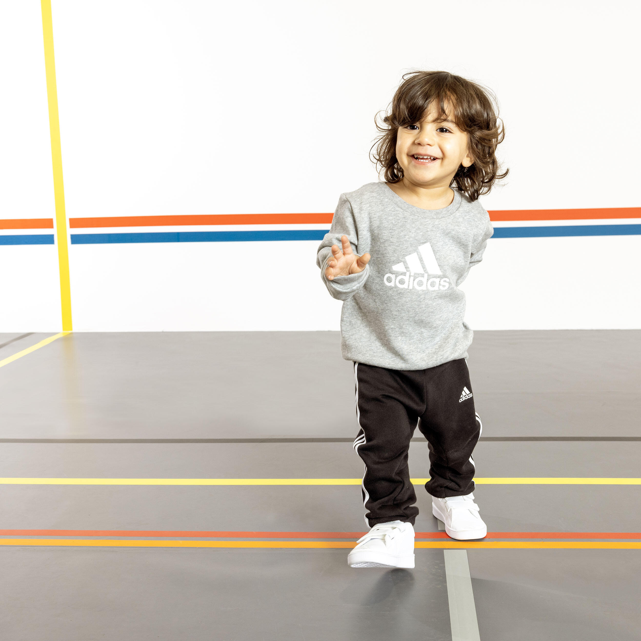 Baby Tracksuit - Grey/Black 6/10