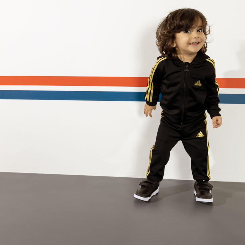 Încălțăminte benzi cu arici Baby gym ADIDAS TENSAUR Negru-Alb Copii