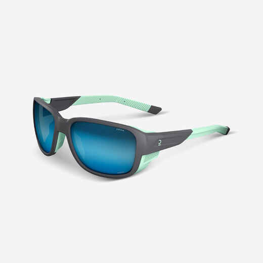 
      Sonnenbrille Damen/Herren Kategorie 2–4 photochrom Wandern - MH570 grau/grün 
  