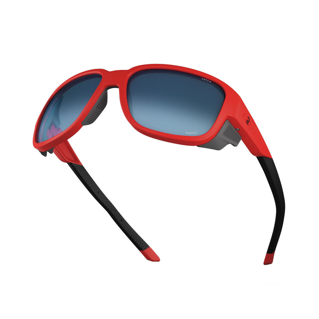 Sonnenbrille Damen/Herren Bergwandern - MH570 photochrom Kategorie 2–4 schwarz