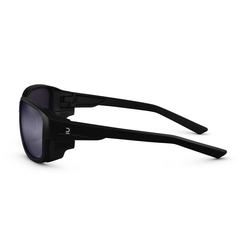 Sonnenbrille Erwachsene Kat. 4 polarisierend Wandern - MH570 schwarz/silber