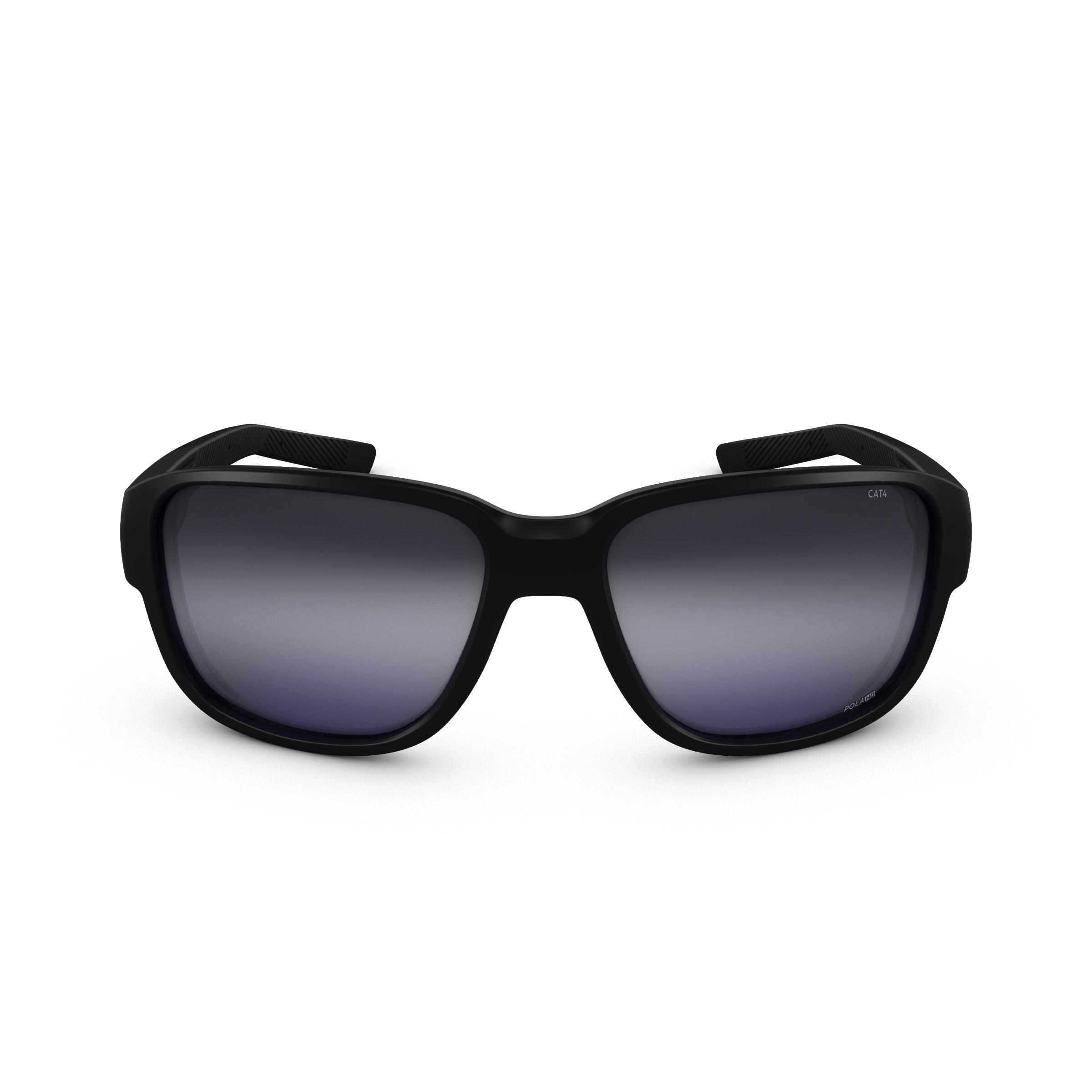 Polarized Hiking Sunglasses - MH 570 Black/Silver