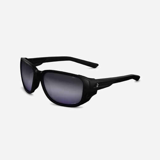 
      Sonnenbrille Erwachsene Kat. 4 polarisierend Wandern - MH570 schwarz/silber
  