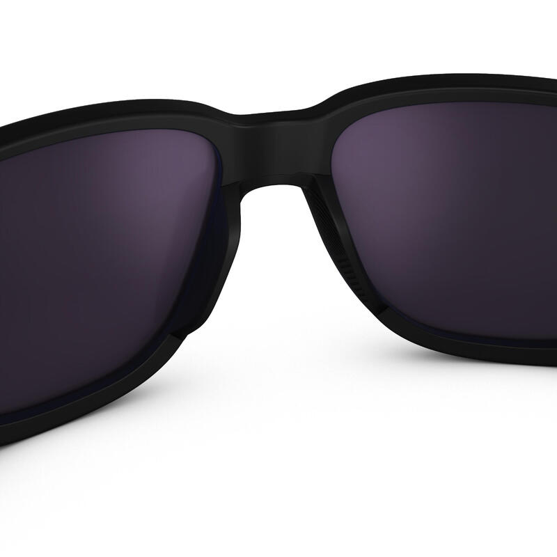Sonnenbrille Erwachsene Kat. 4 polarisierend Wandern - MH570 schwarz/silber