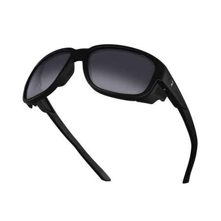 Suaugusiųjų poliarizuoti žygių akiniai nuo saulės „MH570“, 4 kategorijos, juodi ir sidabriniai 