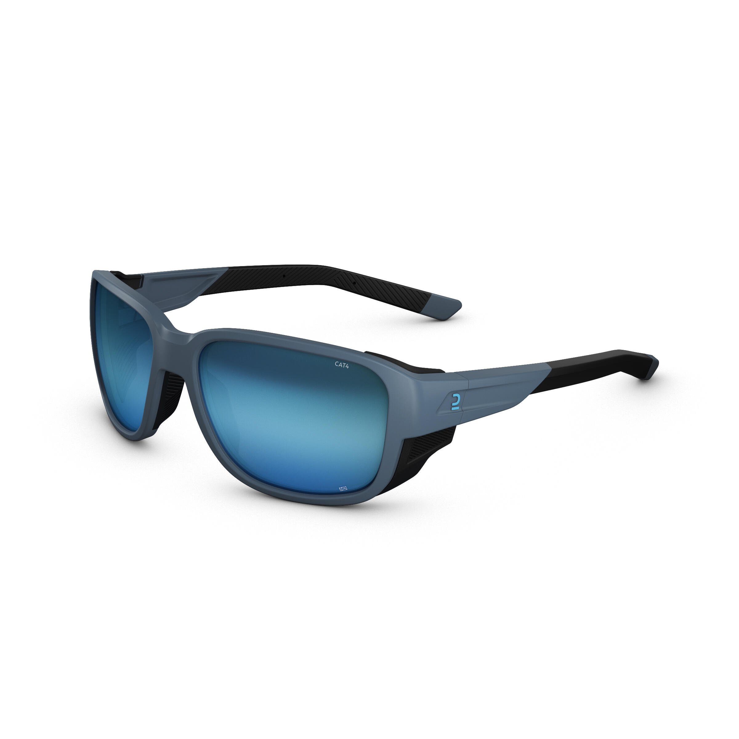 Buy Quechua Adults Hiking Sunglasses - MH570 - Category 4 - Black Blue at  Amazon.in