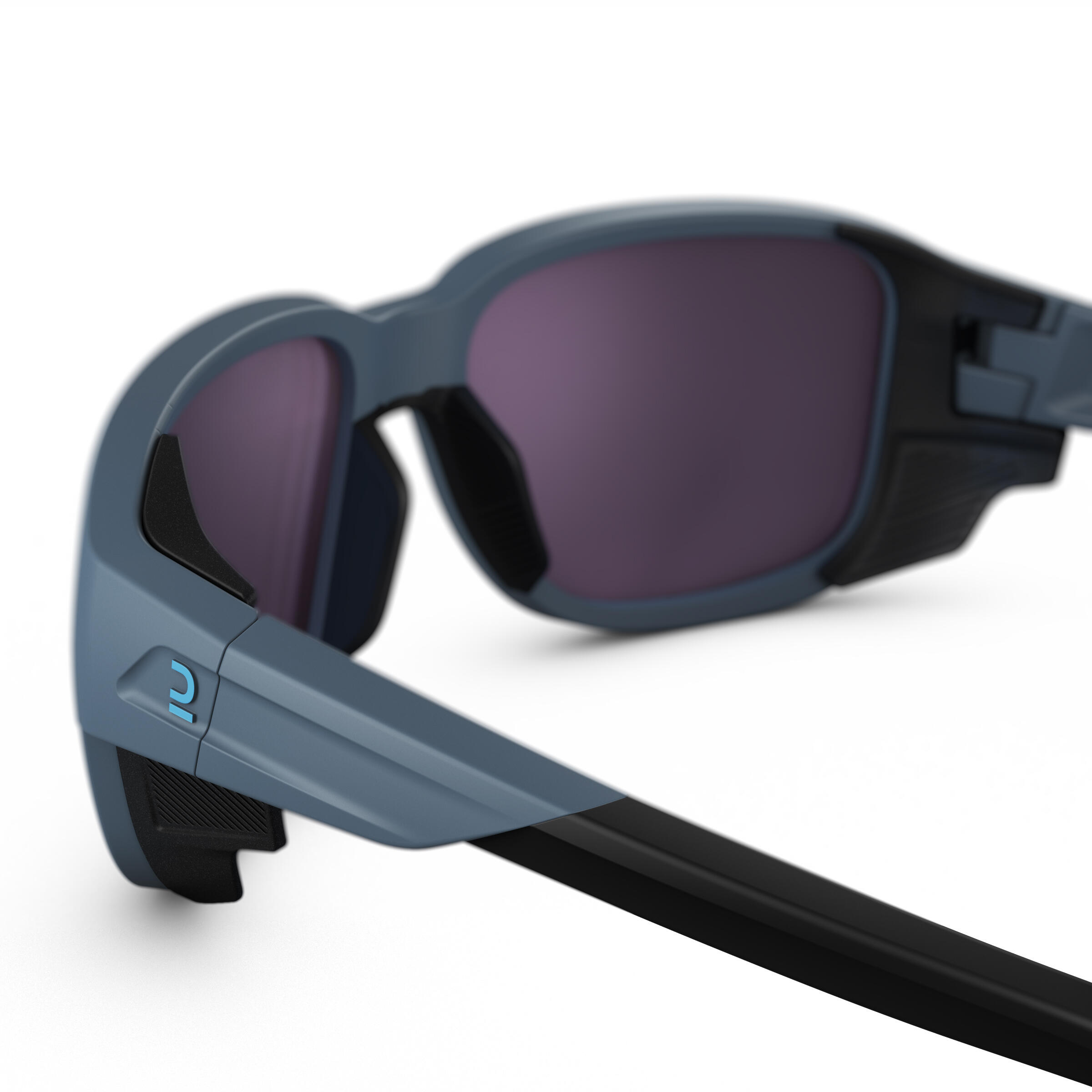 Hiking Sunglasses – MH 570 Grey - Storm grey, Black - Quechua - Decathlon