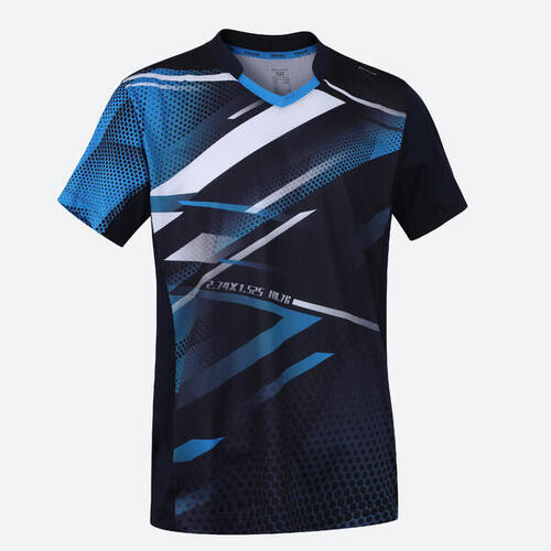 T-shirt de tennis de table TTP560 Homme bleu