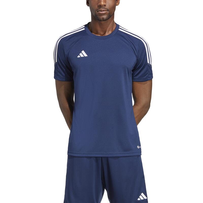 Maglia calcio adulto TIRO 23 azzurra blu