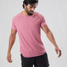 Men Gym T-Shirt Crew Neck FTS 120 - Pink