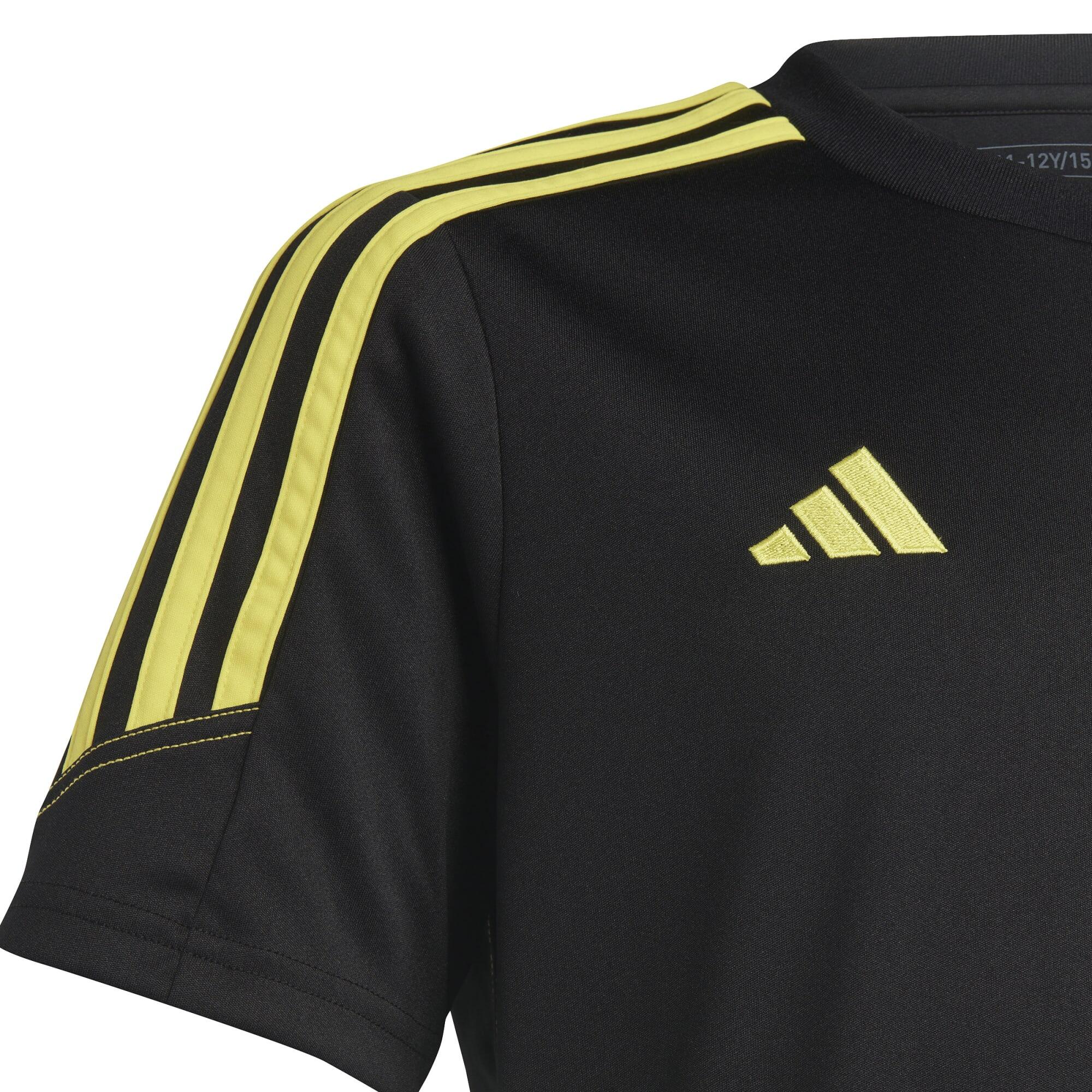 Maglia calcio bambino Adidas TIRO 23 Club nero gialla ADIDAS DECATHLON