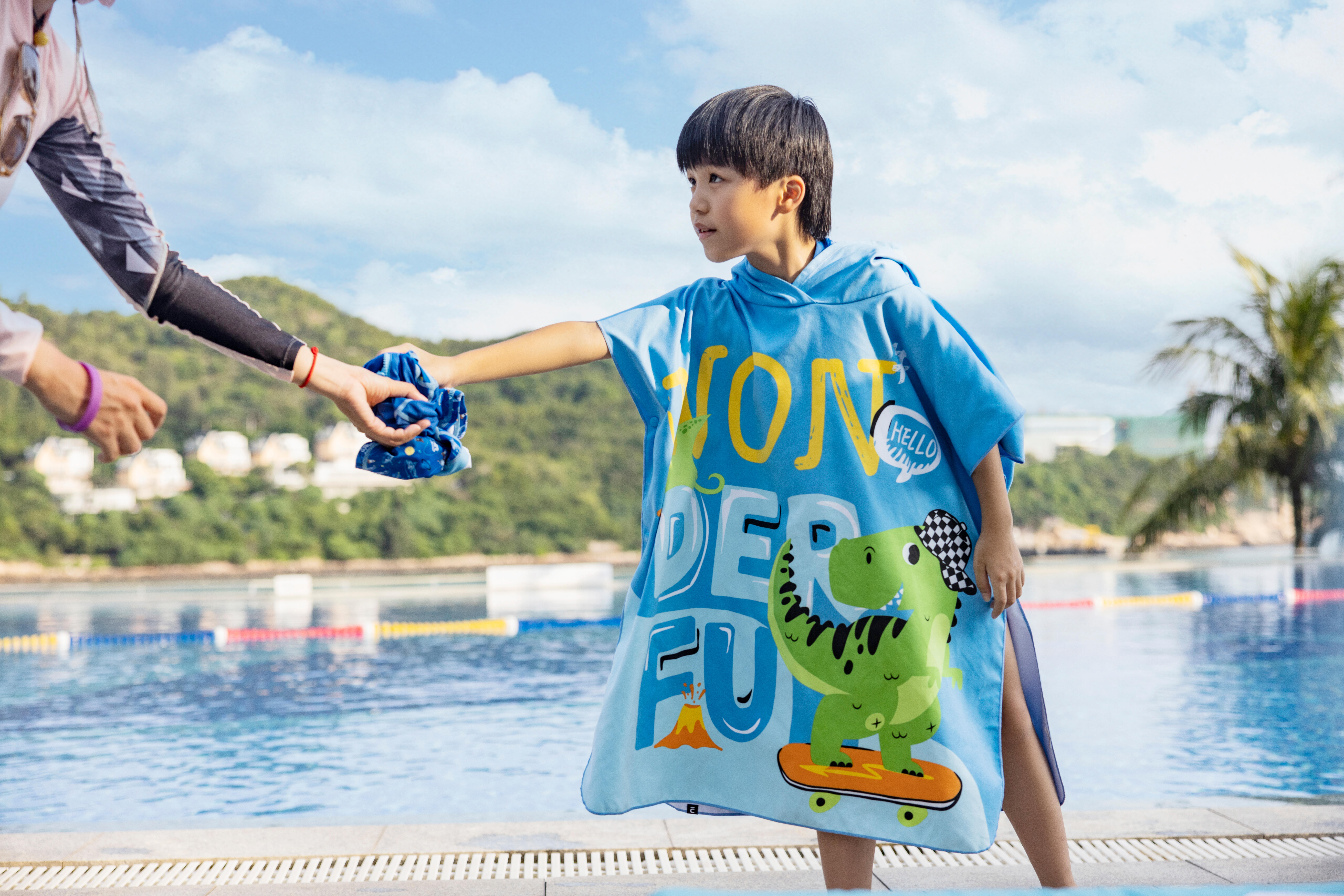 Pool poncho sale