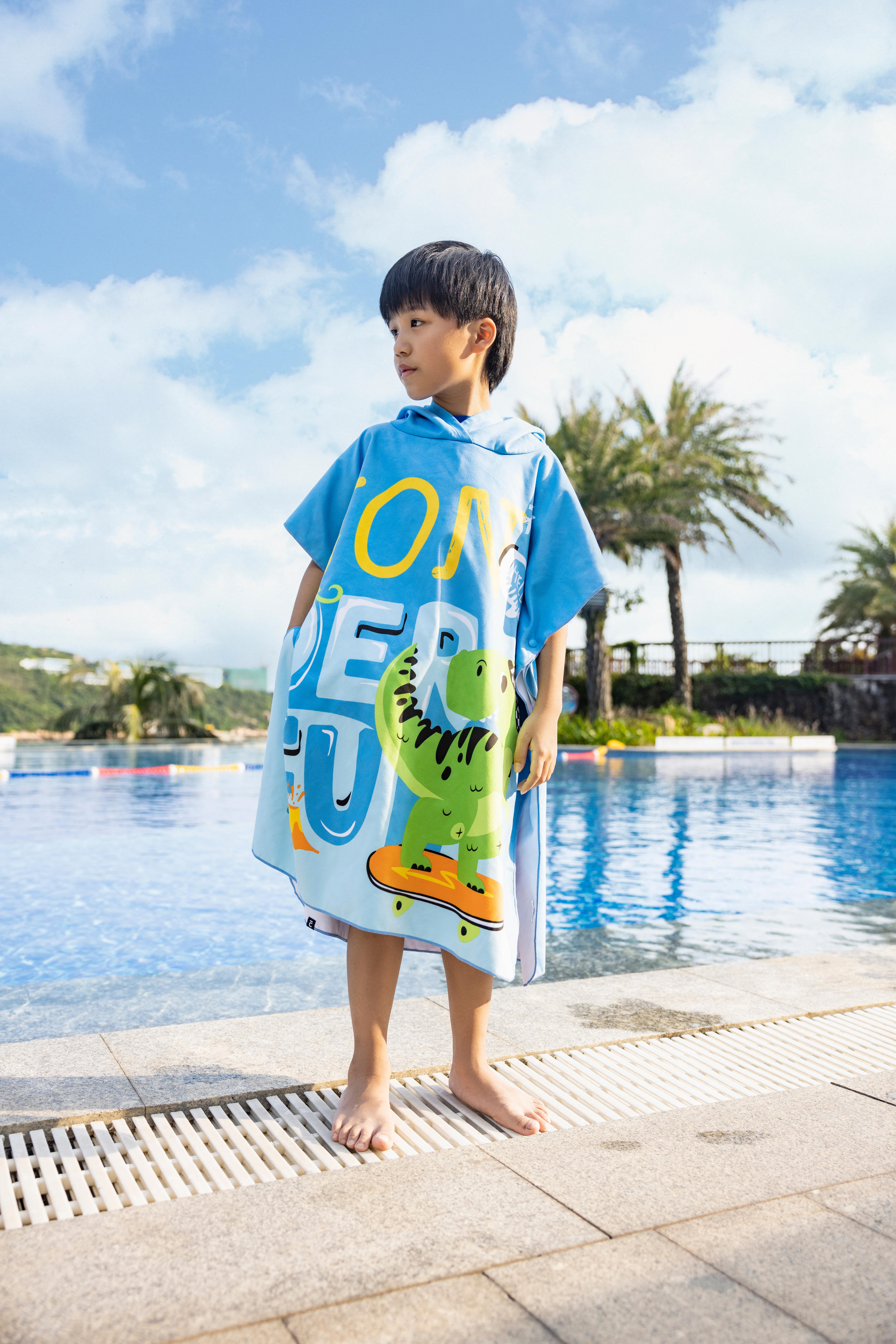 Pool poncho sale