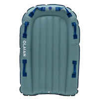 ADULT KIDS INFLATABLE TANDEM BODYBOARD blue grey