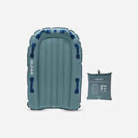 ADULT KIDS INFLATABLE TANDEM BODYBOARD blue grey