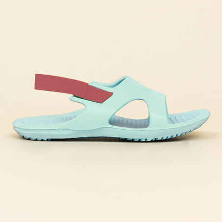 Kids' Pool Sandal SLAP 100 BASIC - Mint/Pink