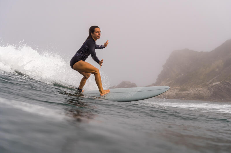 Krótka pianka surfingowa damska Olaian długi rękaw