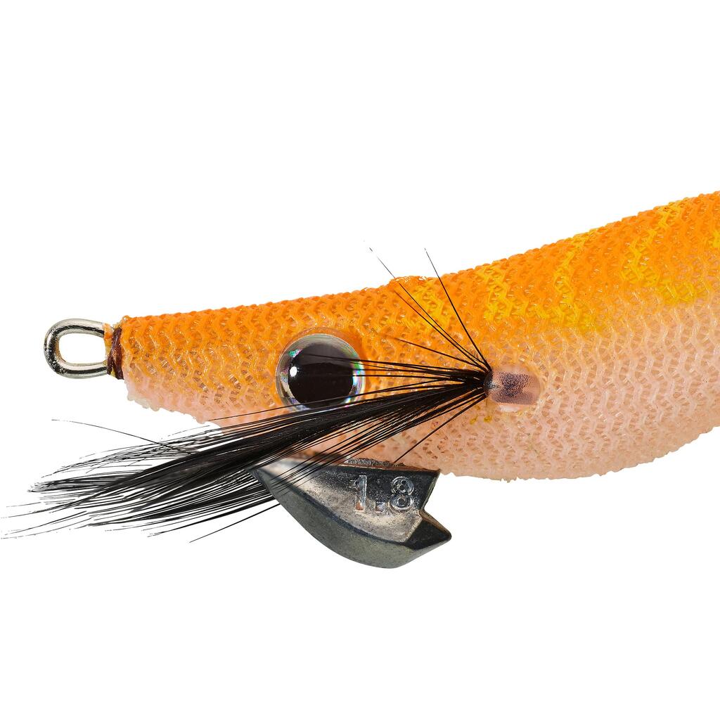 Sea fishing for cuttlefish and squid sinking jig EBI S 1.8/85 Orange