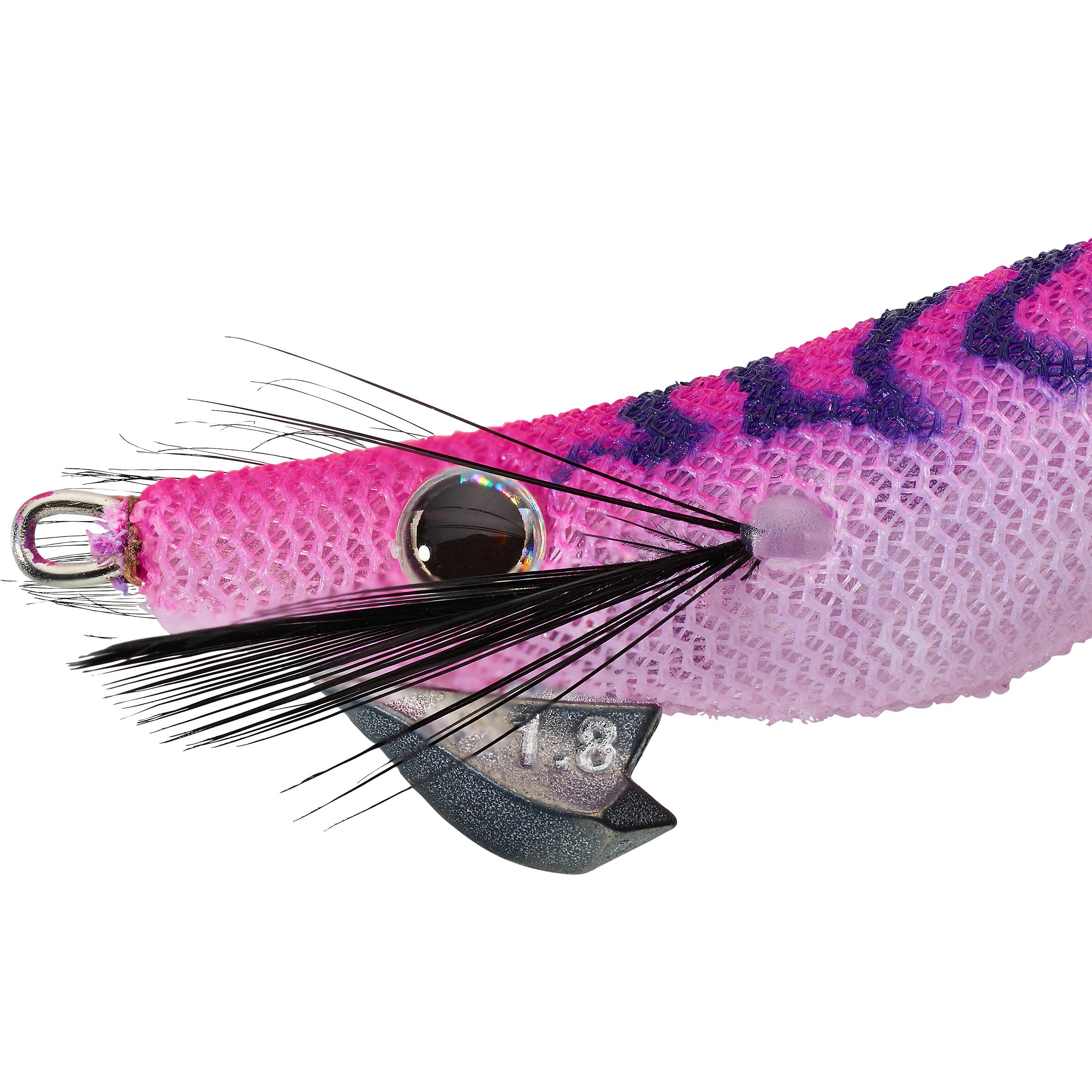 Sea fishing for cuttlefish and squid sinking jig EBI S 1.8/85 Pink 2/3