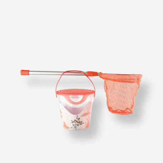 
      Fishing discover kit bucket and landing net - Salmon
  