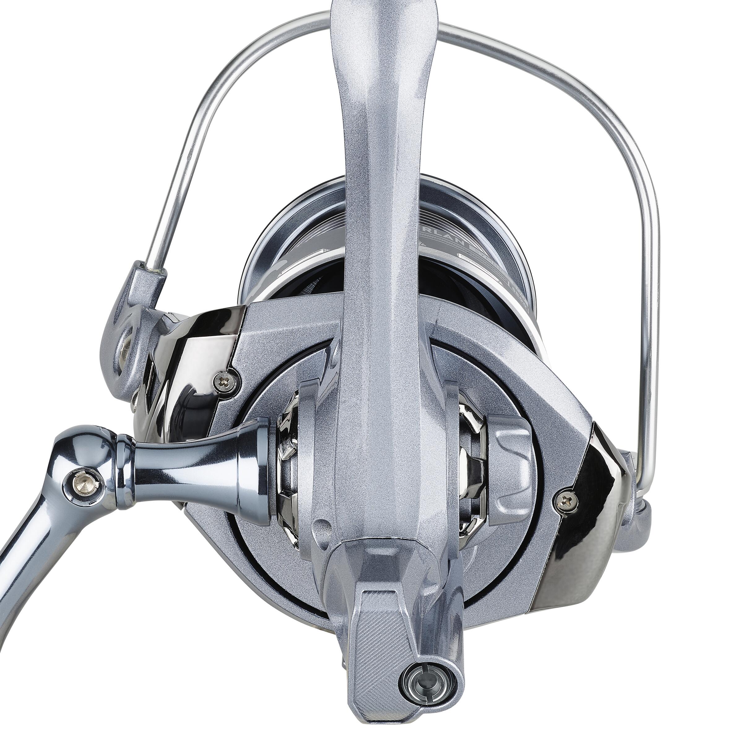 Moulinet De Pêche Bouel 10000 Surfcasting - Capacité 500m/0.40mm, Frein 10kg, 6+1 Roulements, Bobine Aluminium + Graphite