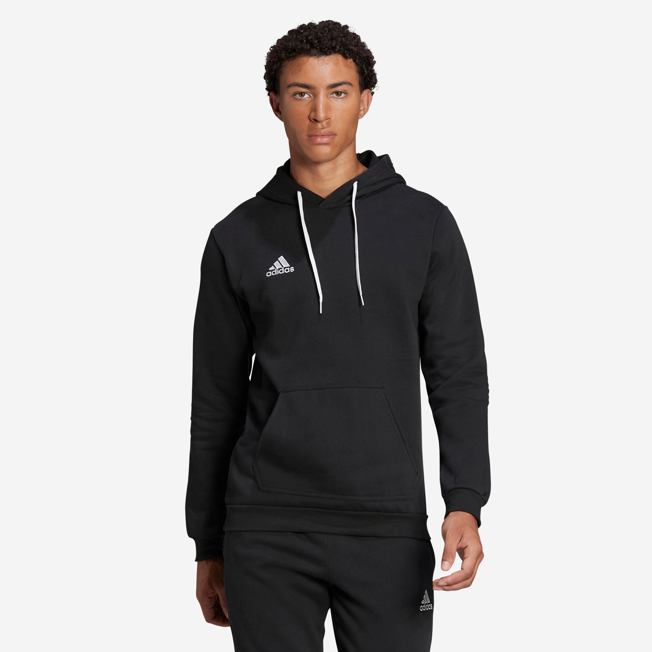 Adult Hooded Sweatshirt Entrada 22 - Black 2/7