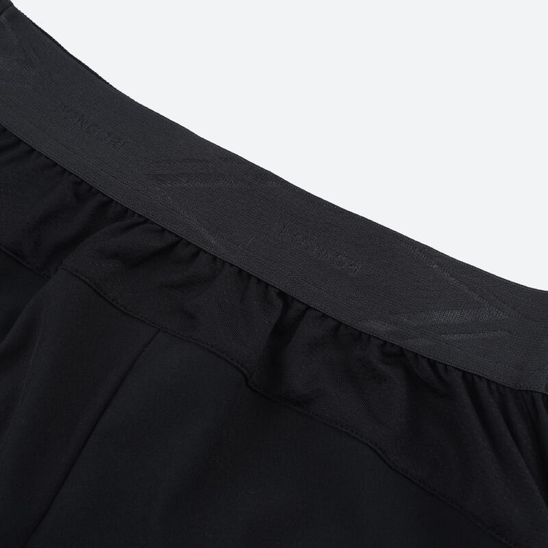 男女通用款桌球短褲TTSH500-黑色/灰色