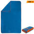 Microfiber Towel Size L 80 x 130 cm Blue Petrol