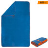 Microfiber Towel Size L 80 x 130 cm Blue Petrol