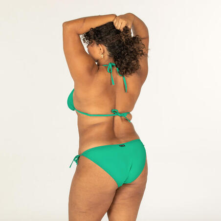 Donji deo kupaćeg kostima Sofy s vezanjem na boku ženski zeleni