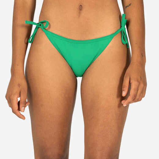 
      WOMEN'S SIDE-TIE BIKINI BOTTOMS SOFY GREEN
  