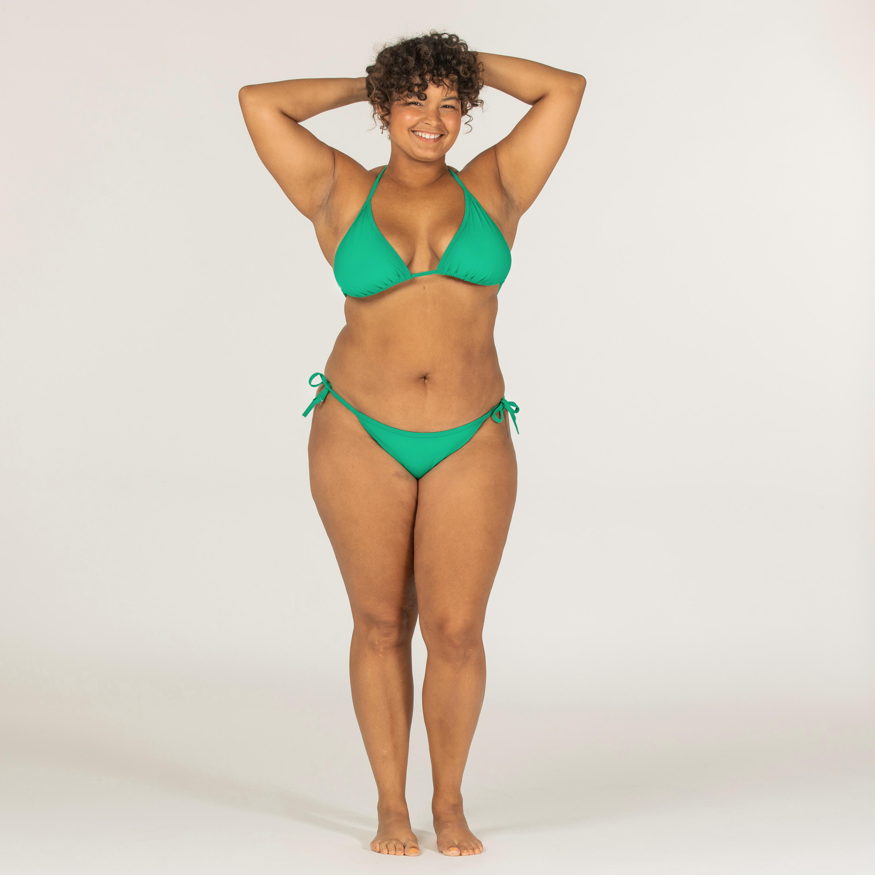 WOMEN'S SLIDING TRIANGLE SWIMSUIT TOP MAE GREEN