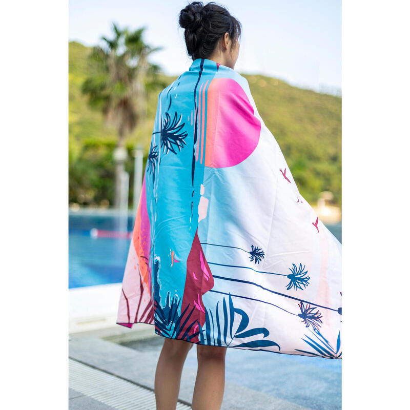 Compact microfibre towel size XL 110 x 175 cm - Printed