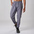 Men Gym Track Pants Polyester Slim Fit Grey