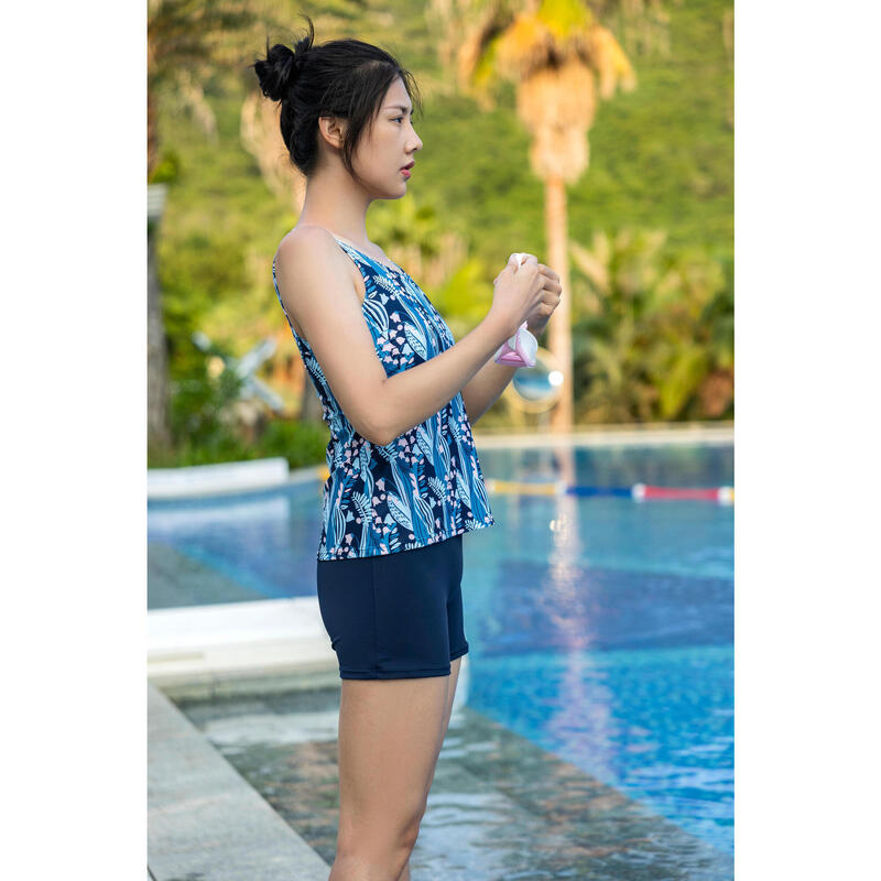 Women's 1-piece Swimsuit Heva Tankini FORAL BLUE