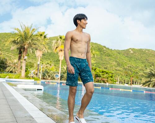 COSTUME BOXER 100 LUNGO BANA VERDE