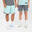 Men's/Women's Basketball Reversible Shorts SH500R - Mint/Grey