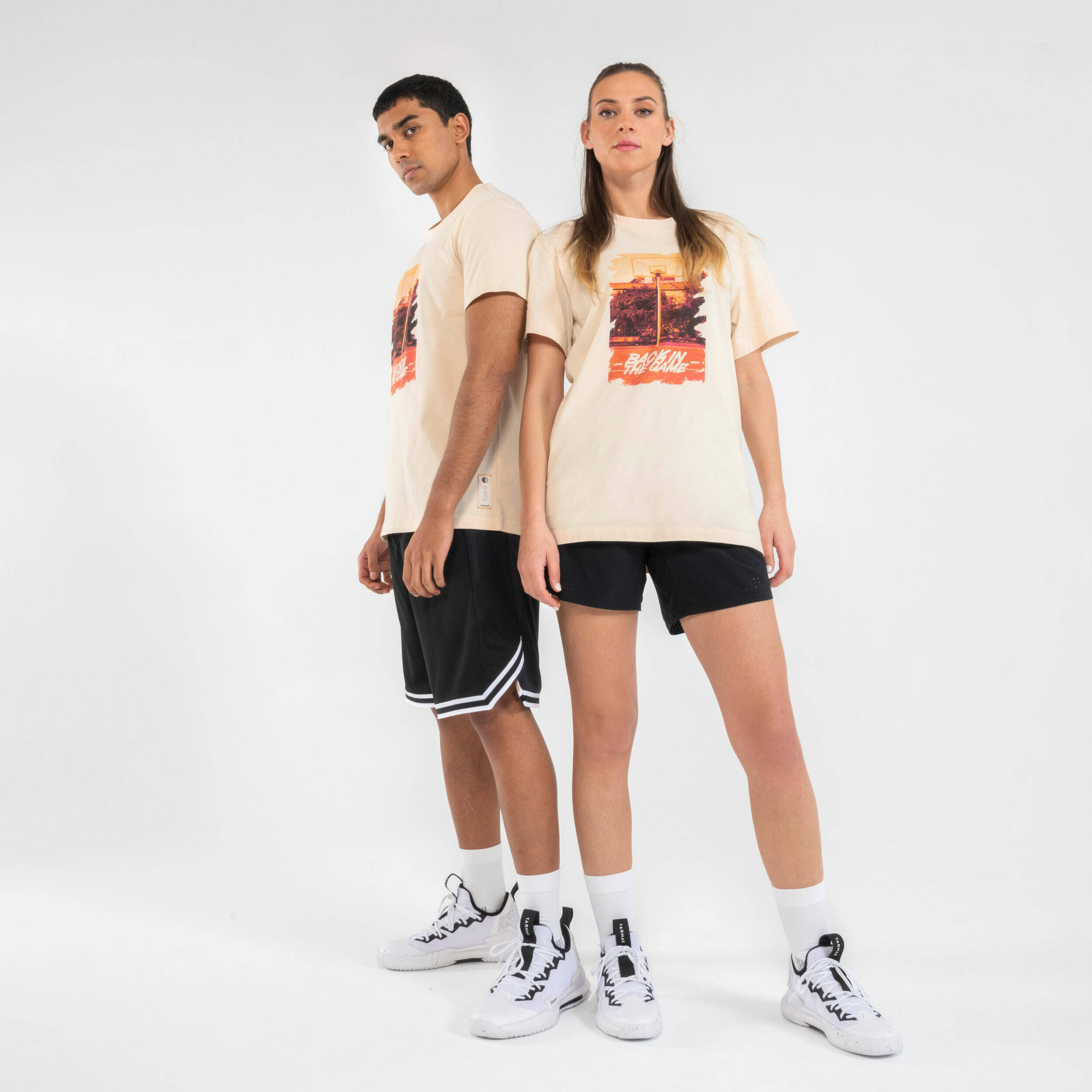 Men's/Women's Basketball T-Shirt/Jersey TS500 Signature - Beige -  4