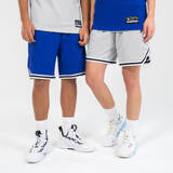 Men's/Women's Basketball Reversible Shorts SH500R - Blue/Grey