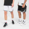 Obojstranné basketbalové šortky SH500R čierno-biele