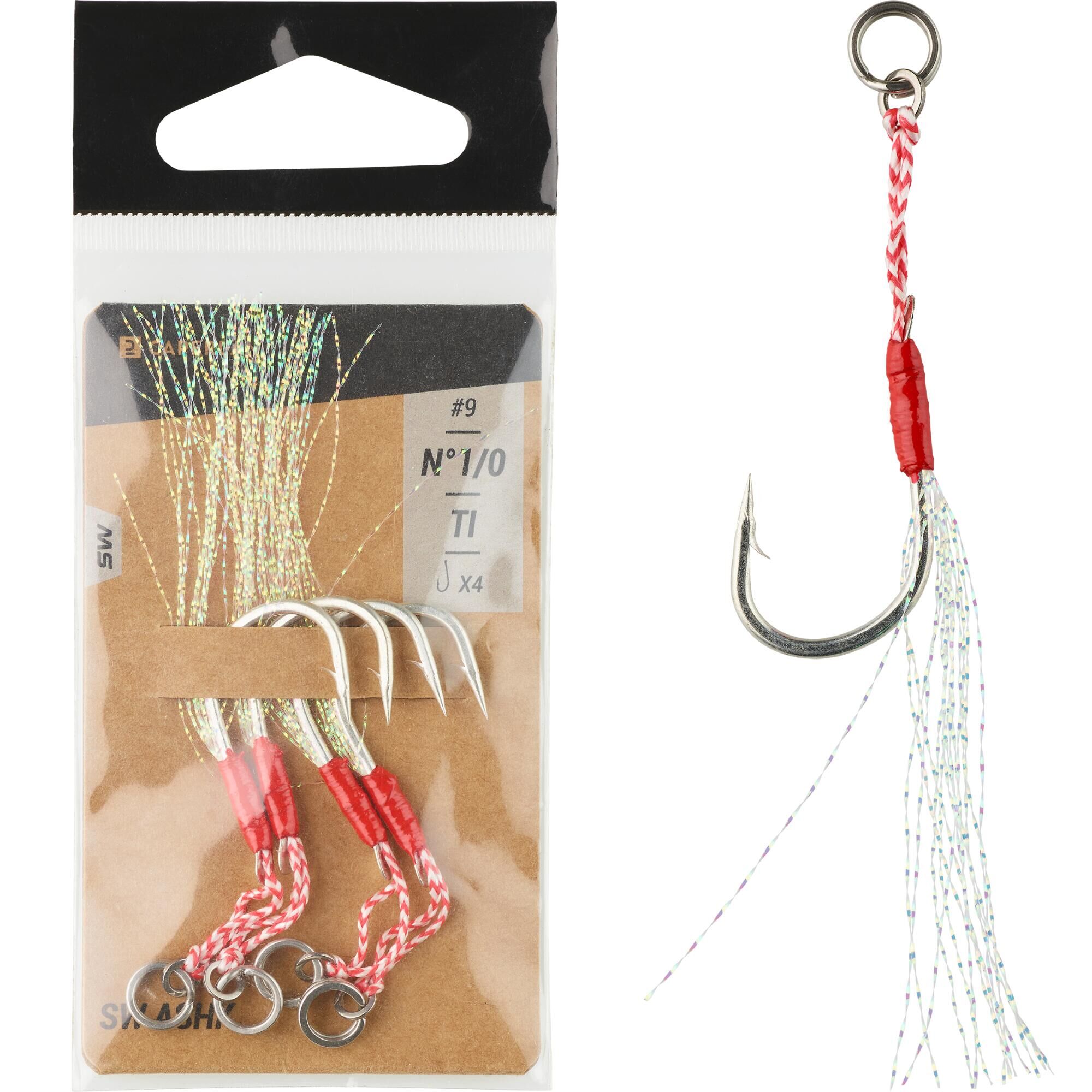 Sea fishing eyed hooks to line SN SPECIAL FOR RAZOR CLAMS - Decathlon