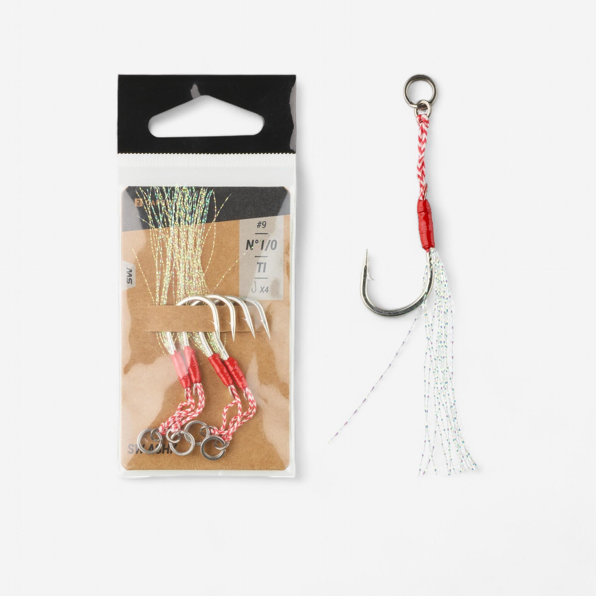 Anzol montado assist hook sw ashk pesca no mar