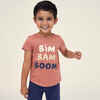 Kids' Cotton T-shirt - Terracotta