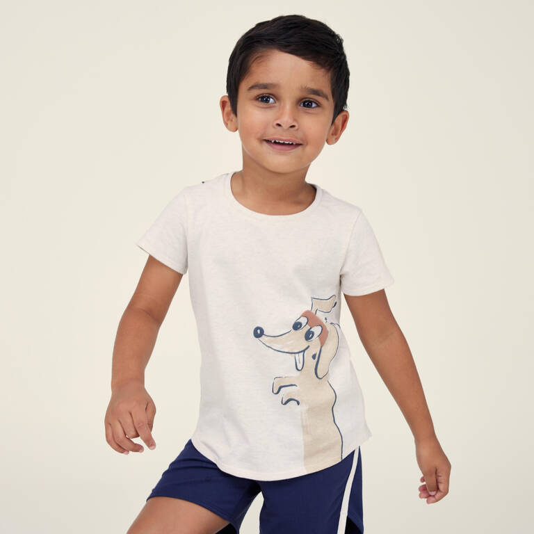 Baby Cotton T-Shirt - Ecru