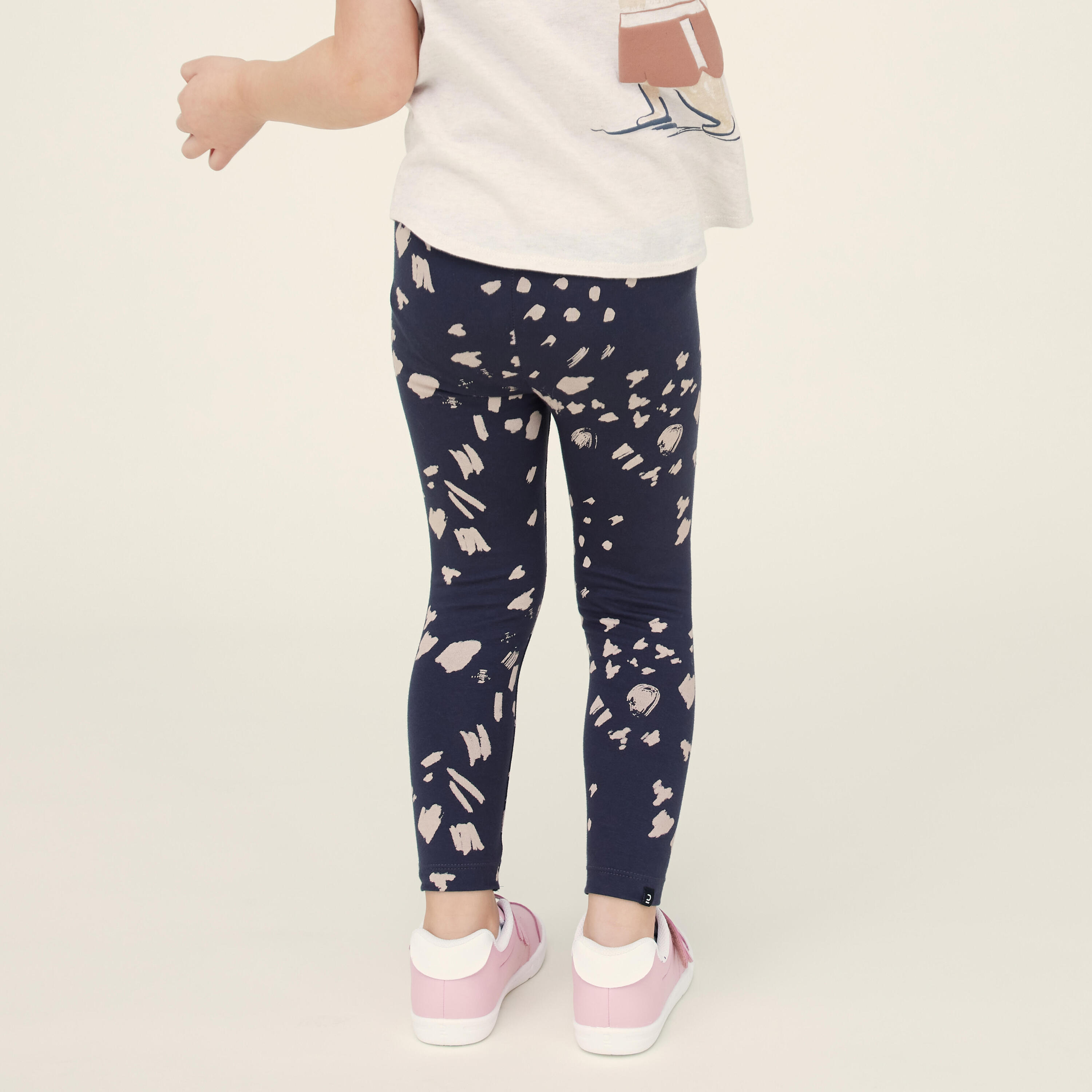 Leggings baby ginnastica 500 cotone stampati 5/14