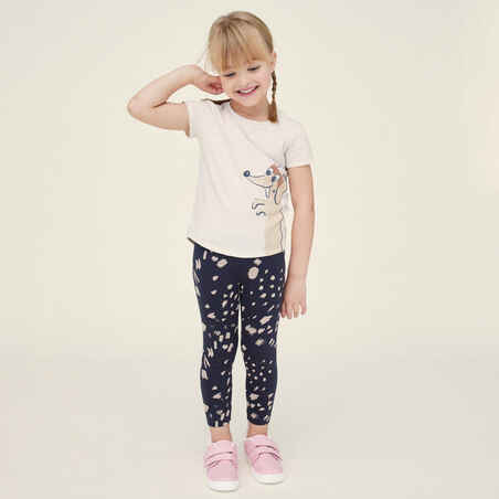 Baby Cotton Leggings with Print