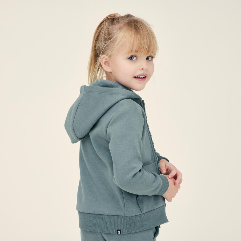 Baby Zip-Up Sweatshirt - Terracotta