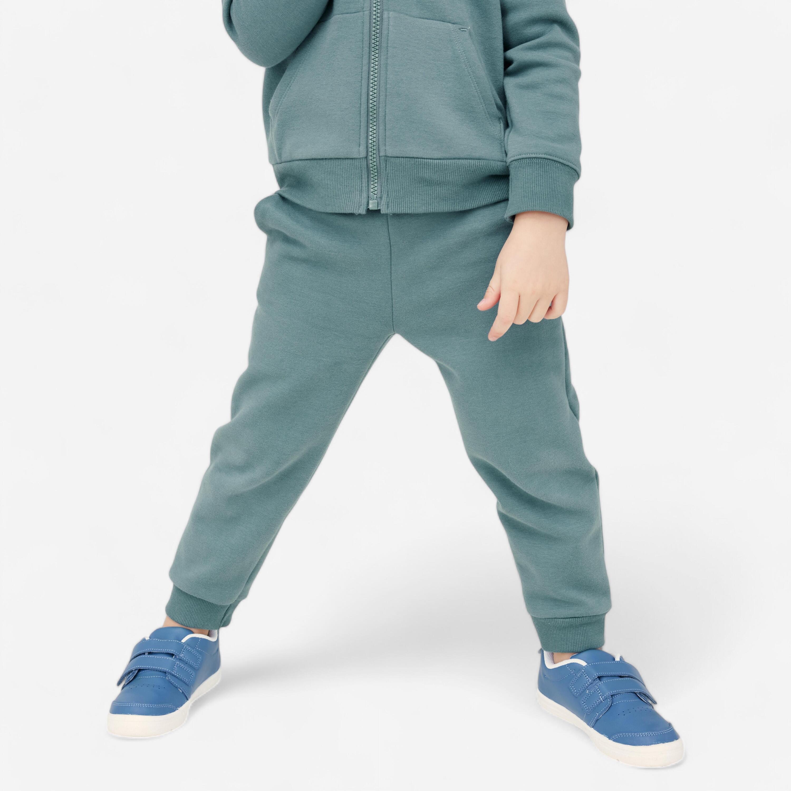 DOMYOS Baby Jogging Bottoms - Khaki Green